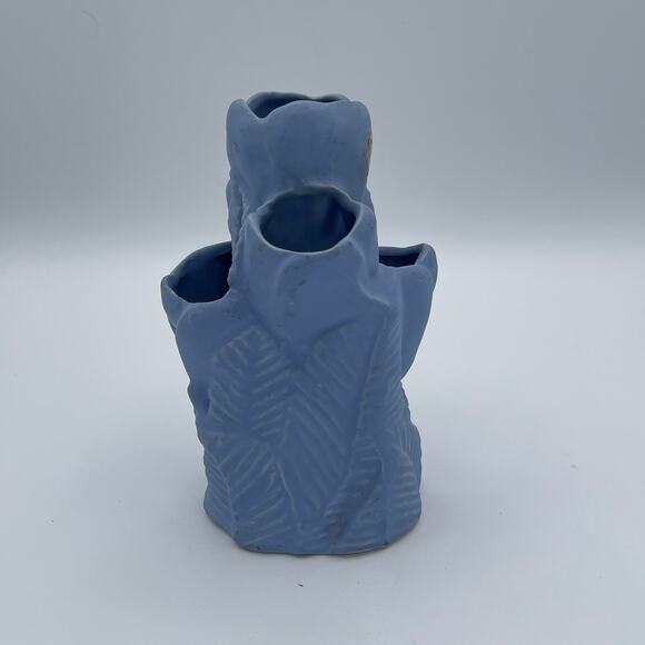 Niloak Art Deco Blue Tulip Vase - Picture 5 of 15